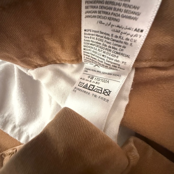 Old Navy Pants Mens 40X30  Brown  Ultimate Loose Pockets Cotton Chino - Picture 10 of 11